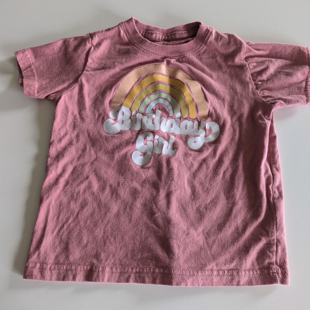 Pink Birthday Girl T-Shirt